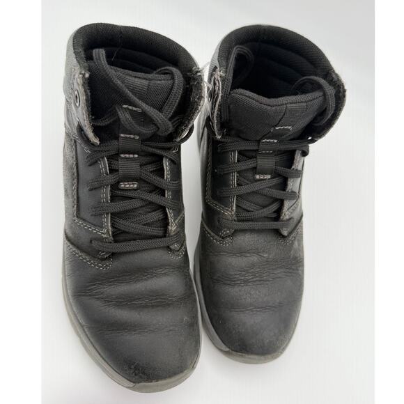 Timberland Boltero Boys Sneaker Shoes Lace-Up Black Suede Kids Size US1 - Picture 3 of 8